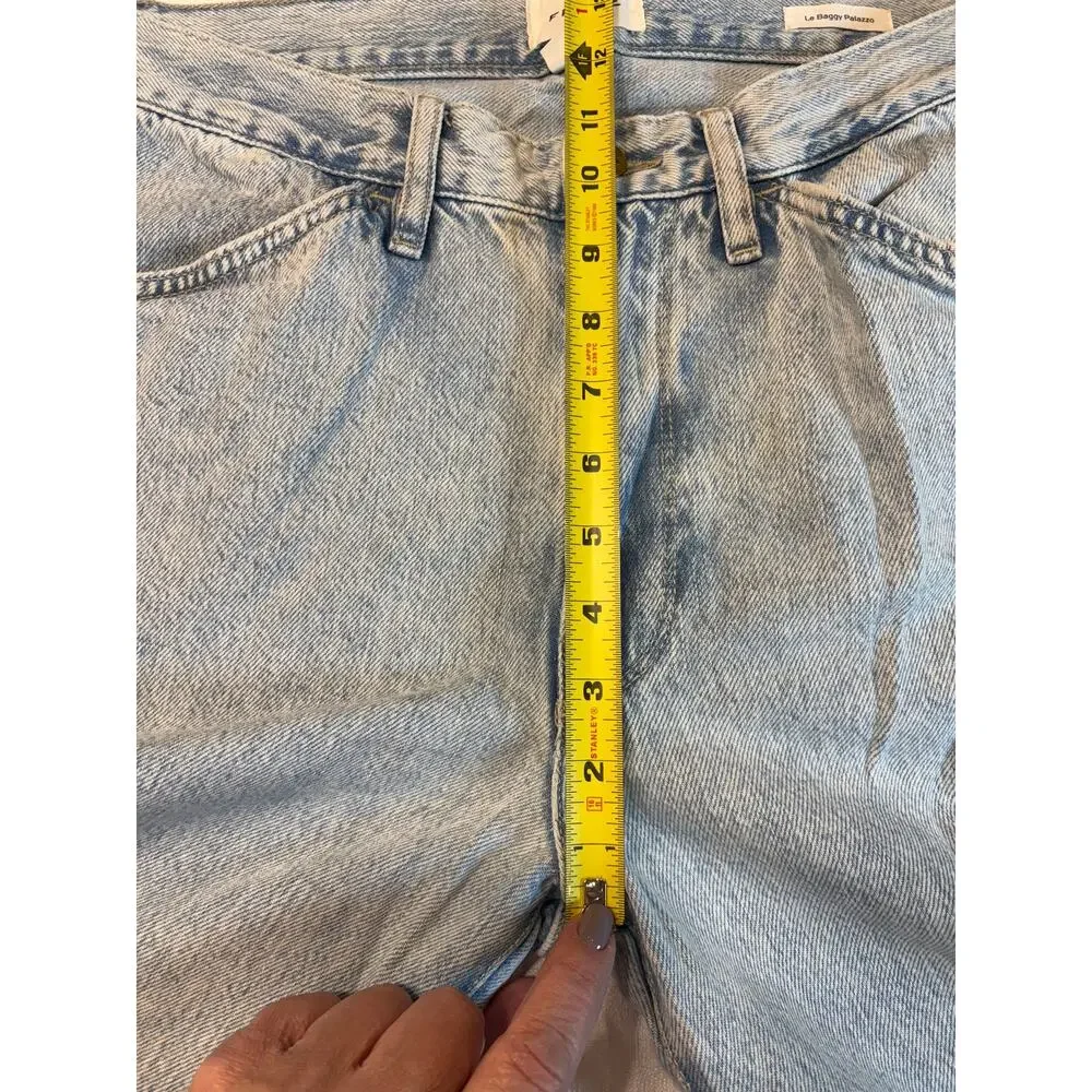 Frame Le Baggy Palazzo Jeans Light Wash Size 27 - Picture 7 of 11